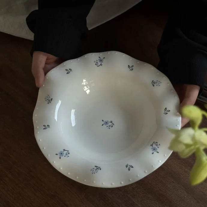 Ceramic by Choi — магазин вінтажної кераміки — Тарілка «Волошка» з високоякісної кераміки.