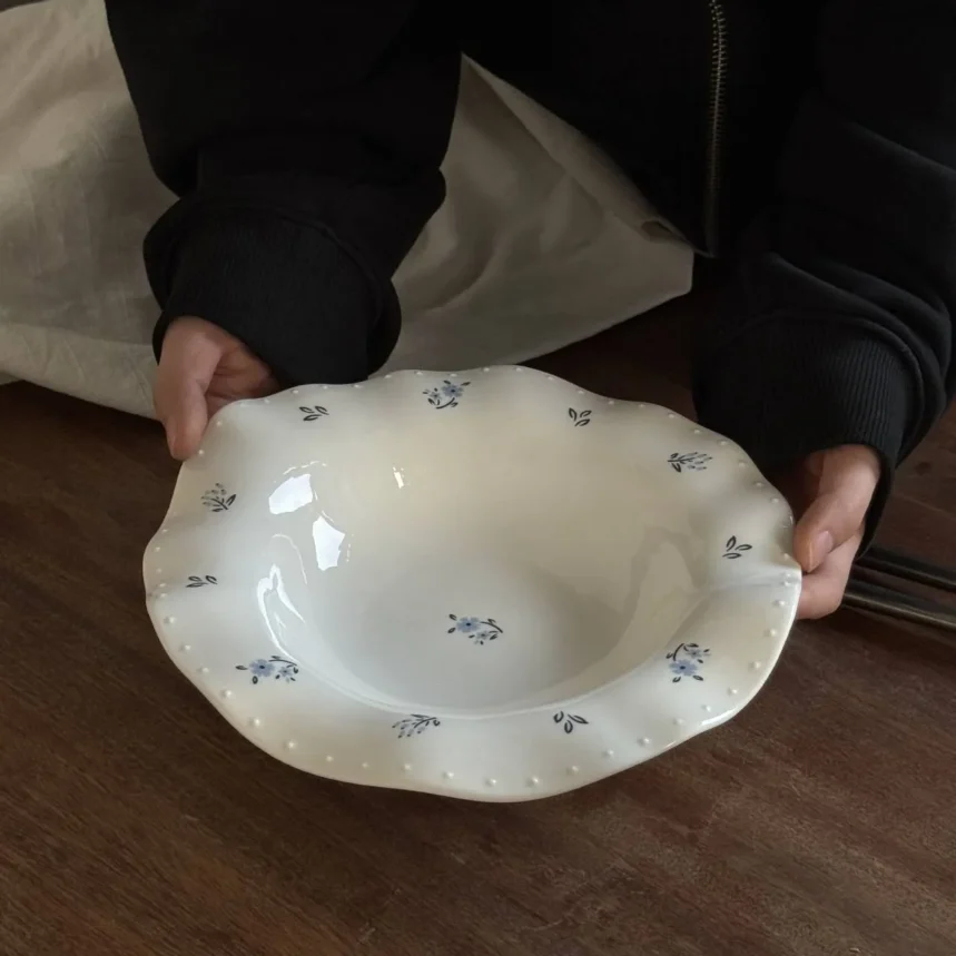 Ceramic by Choi — магазин вінтажної кераміки — Тарілка «Волошка» з високоякісної кераміки.